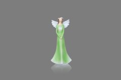 Anděl zelený s věnečkem menší