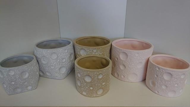 Obal keramika barevný sd 2ks - Květináče a truhlíky a obaly na květináče