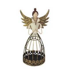 Anděl dekorační K2099/1 Polystonové a keramické figurky - andělé, kominík, děti, důchodci, houby