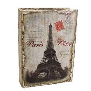Dřevěná kniha Paris, velká D0993/V - Kovové, dřevěné a skleněné dekorace