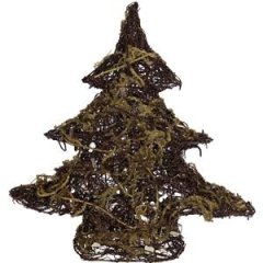 Stromek zlacený 30 cm X0262 Vánoční dekorace