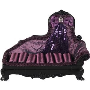Sofa na šperky fialová X0215 - Krabičky, stojánky a zásobníky