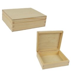 Dřevěná krabička 097076 Nábytek - Bytové doplňky a dekorace - Doplňky do ložnice - Úložné boxy