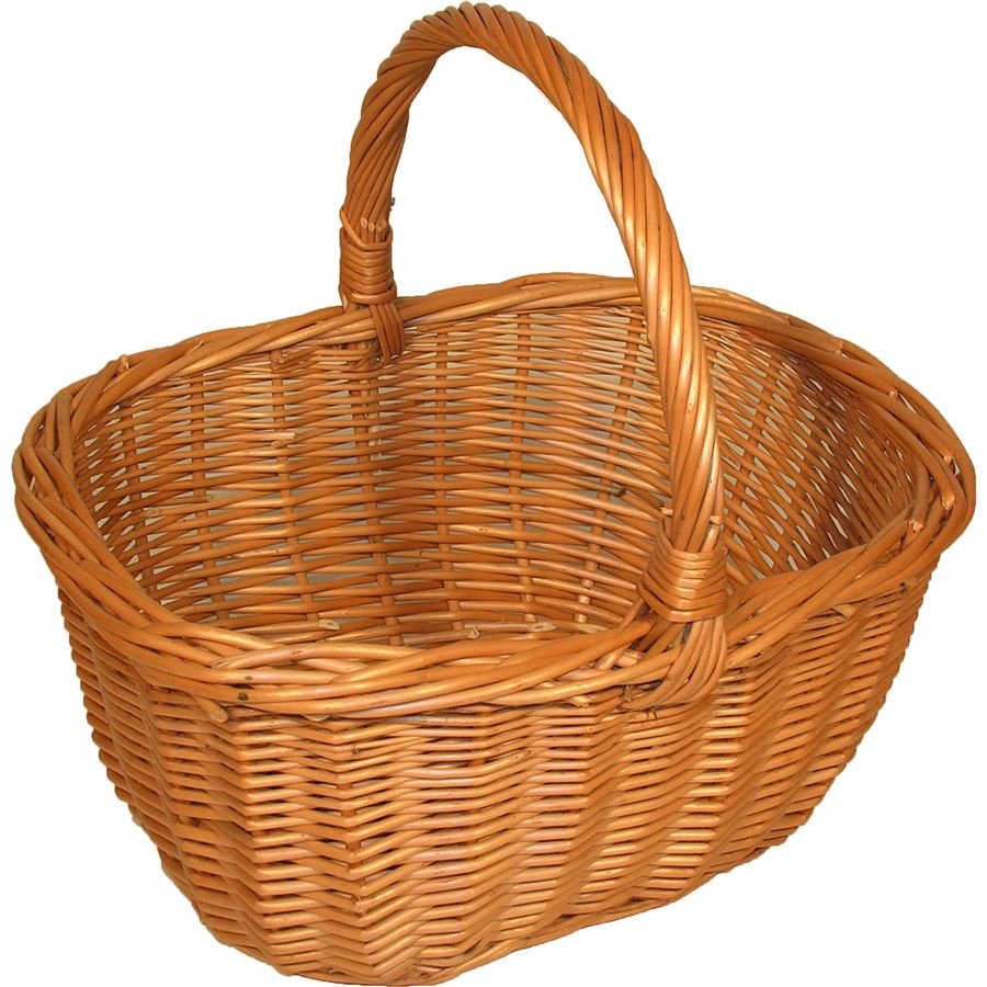 košík hranatý 054020 - Proutí, bambus a proutěné zboží