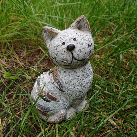 Kočka design kamínky - Polystonové a keramické figurky