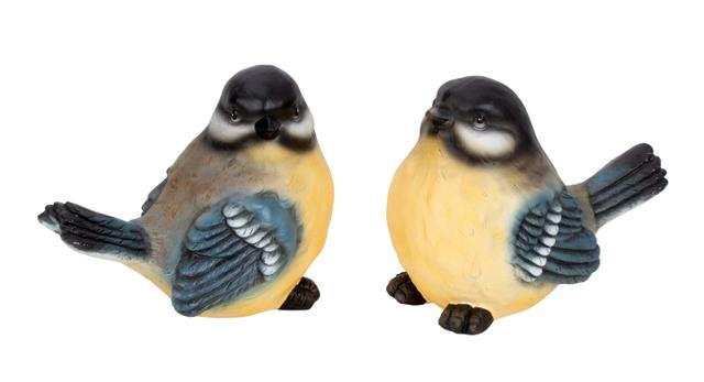 Ptáček barevný velký - Polystonové a keramické figurky