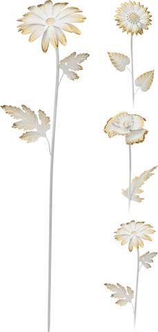 Květina plechová zápich - Dekorační doplňky, bytové doplňky, hrnky, proutí, dárkové tašky