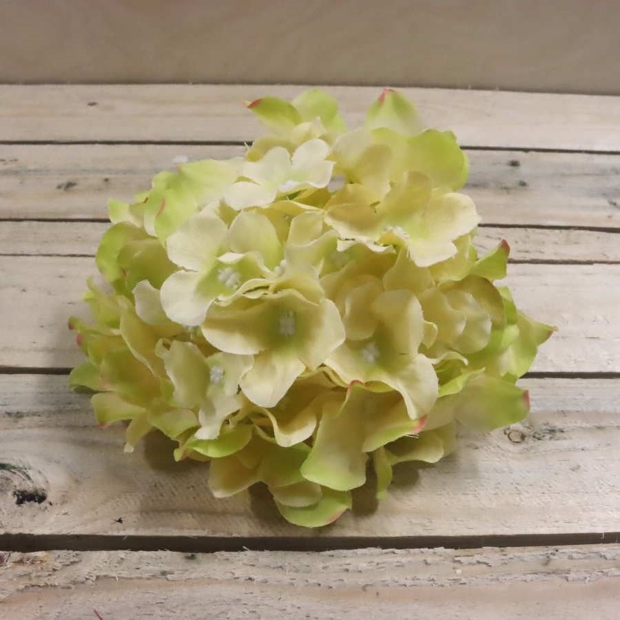 Květ hortenzie světle zelená, 6 ks 371194-15 - Květiny
