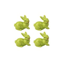 Zajíc zelený, 4ks X1297-15 Zahrada - Doplňky do kuchyně - Velikonoční dekorace