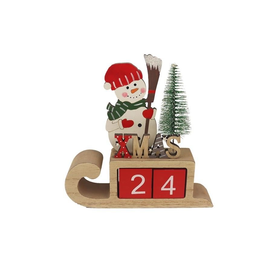 Kostkový kalendář D4232 - Vánoční dekorace