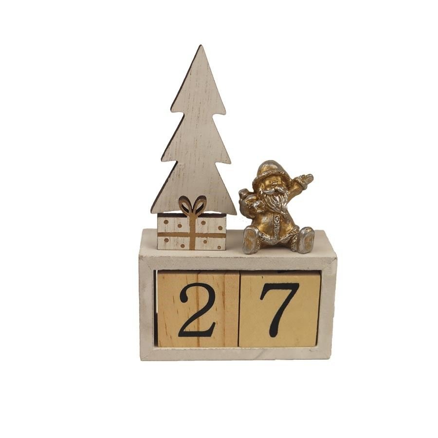 Kostkový kalendář D4272 - Vánoční dekorace
