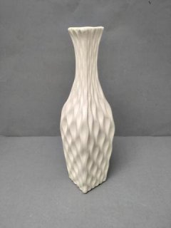 Váza bílá 32cm Vázy