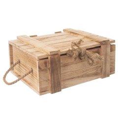 Dřevěná truhla dárková O0015 Proutí, bambus a proutěné zboží
