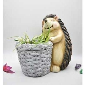 Dekorační květináč ježek X5012-21 - Velikonoční dekorace