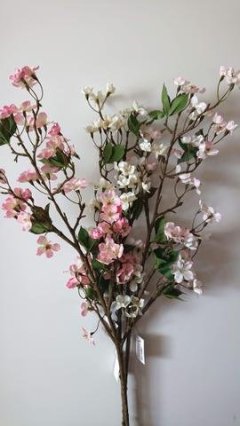 Větvička jabloň velká Vanocni_dekorace - Jarní a velikonoční dekorace z přírodních materiálů, velikonoční figurky a zvířátka, jarní umělé květiny