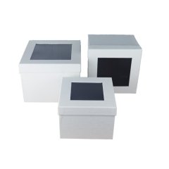 Dárková krabička, sada 3 ks A0205-01 Zahrada - Koupelna - Koupelnové doplňky - Dárkové potřeby - Dárkové tašky