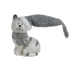 Dekorace kočka X5305 Hobby - Vánoční dekorace