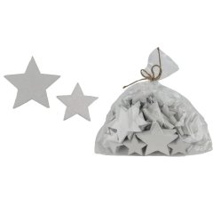 Dekorační hvězdička, 48 ks D5722-01 Hobby - Vánoční dekorace