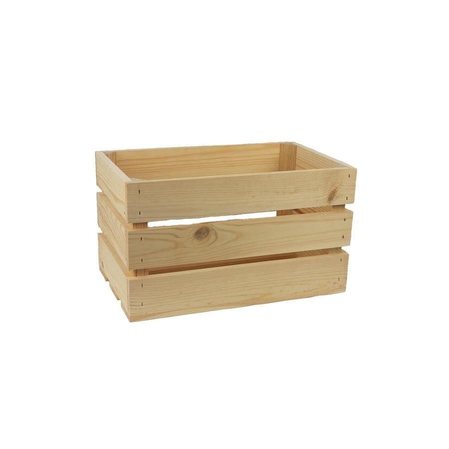Dřevěná bedýnka 097082 - Krabičky, stojánky a zásobníky