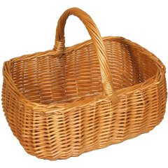 košík hranatý s obloukem 054017 Proutí, bambus a proutěné zboží