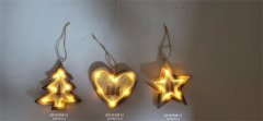 Hvězda závěsná s LED světlem POSLEDNÍ NOVINKY - figurky, zahrada, květináče, obaly - dekorace, hrnky, vázy, tašky