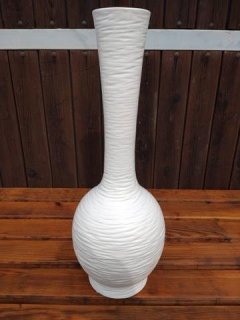 Váza bílá 57cm Vázy