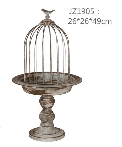 Krmítko pro ptáčky kovové - Kovové, dřevěné a skleněné dekorace