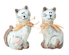 Kočka s mašlí menší FIGURKY - pokladničky, figurky pro štěstí - figurky zvířat - ostatní figurky, plyšáci