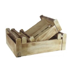 Dřevěná bedýnka střední D6220/S Krabičky, stojánky a zásobníky