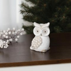 Dekorace sova X3410/3 Hobby - Vánoční dekorace