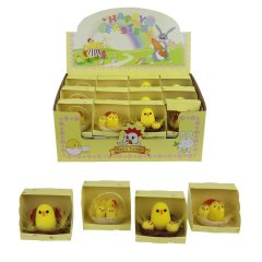 Velikonoční box mix kuřátka a slepičky 24 ks X5754 Zahrada - Doplňky do kuchyně - Velikonoční dekorace