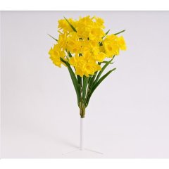 kytice narcisů 50 cm, ŽLUTÁ Jarní dekorace, dekorace na Velikonoce, jarní a velikonoční figurky, jarní umělé květiny - Závěsy - Květiny