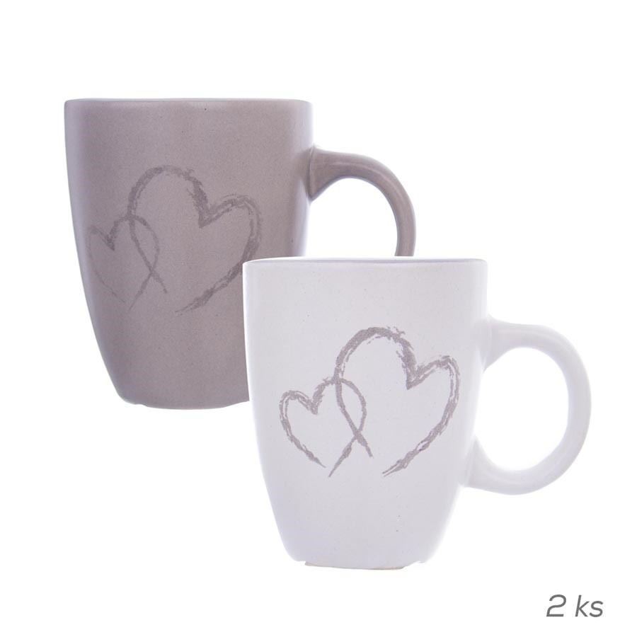 Hrnek DOUBLE LOVE, 2 ks O0022 - Keramika a porcelán