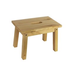Dřevěná stolička, 097012 Bytové doplňky a nábytek - Komody