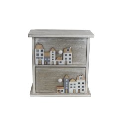 Dřevěná komoda D6563 Nábytek - Bytové doplňky a dekorace - Doplňky do ložnice - Úložné boxy