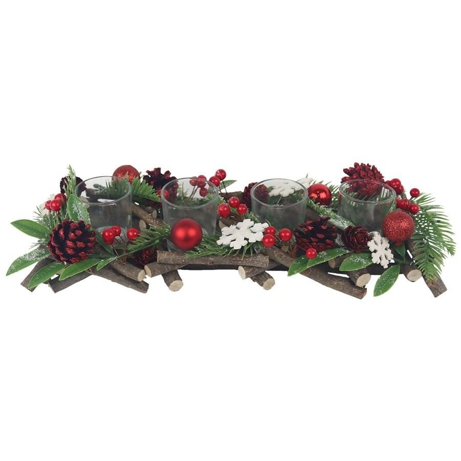 Nábytek - Bytové doplňky a dekorace - Vůně do bytu a svíčky - Svícny - Adventní svícen P1871/2 Adventní svícen P1871/2 - Svícny