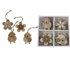 Dekorace k zavěšení, 8 ks D3950 Nábytek - Bytové doplňky a dekorace - Sváteční dekorace - Velikonoční dekorace