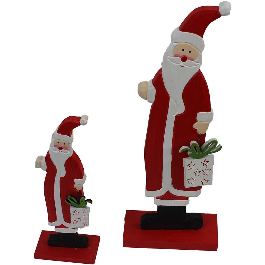 Nábytek - Bytové doplňky a dekorace - Sváteční dekorace - Vánoční dekorace - dekorační Santa sada 2ks, D0046 dekorační Santa sada 2ks, D0046 - Vánoční dekorace