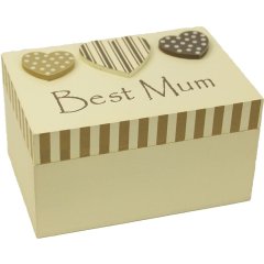 Nábytek Bytové doplňky a dekorace Doplňky do ložnice Úložné boxy - Dřevěná krabička Best Mum Dřevěná krabička Best Mum