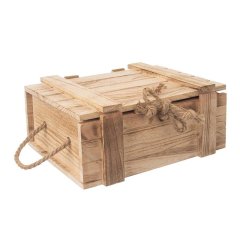 Hobby Dárkové koše - Dřevěná truhla dárková O0014 Dřevěná truhla dárková O0014