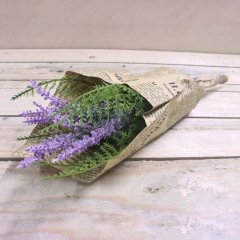 Kytice levandule 371230 Nábytek - Bytové doplňky a dekorace - Květiny a stojany - Květiny