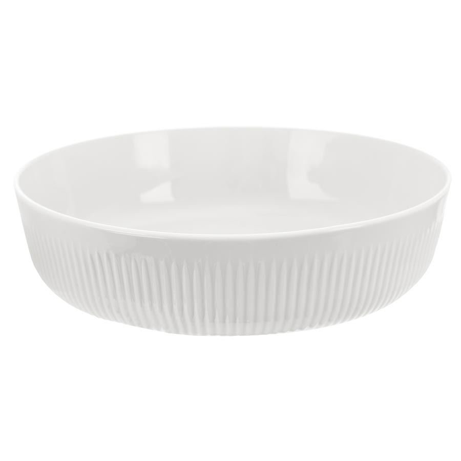 Dům, byt a zahrada - Mísa zapékací porcelánová VLNKA pr. 29 cm O0502 Mísa zapékací porcelánová VLNKA pr. 29 cm O0502 - Dům, byt a zahrada