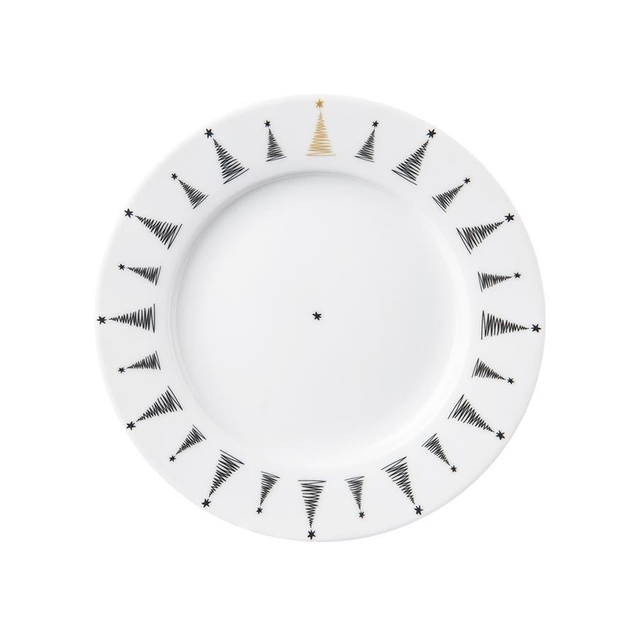 Dům, byt a zahrada - Talíř porcelánový dezertní STROMEK pr. 20 cm O0492 Talíř porcelánový dezertní STROMEK pr. 20 cm O0492 - Dům, byt a zahrada
