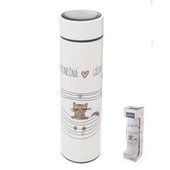 Dům, byt a zahrada - Termoska nerez NEKONEČNÁ LÁSKA kočka 0,4 l Termoska nerez NEKONEČNÁ LÁSKA kočka 0,4 l