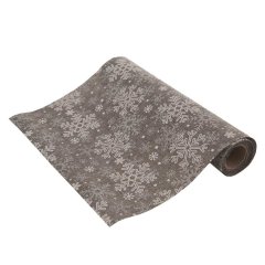 Dům, byt a zahrada - Ubrus běhoun polyester VLOČKA 250x28 cm O0507 Ubrus běhoun polyester VLOČKA 250x28 cm O0507