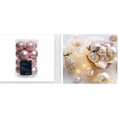 Vánoční ozdoba, 16 ks 371515-05 Nábytek - Bytové doplňky a dekorace - Sváteční dekorace - Vánoční dekorace