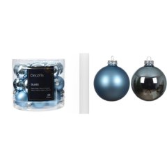 Vánoční ozdoba, 24 ks 371516-13 Nábytek - Bytové doplňky a dekorace - Sváteční dekorace - Vánoční dekorace