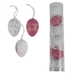 Velikonoční vajíčka, 6 ks X4714 Nábytek - Bytové doplňky a dekorace - Sváteční dekorace - Velikonoční dekorace