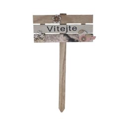 Nábytek Bytové doplňky a dekorace Sváteční dekorace Velikonoční dekorace - Zápich - VÍTEJTE D4857 Zápich - VÍTEJTE D4857