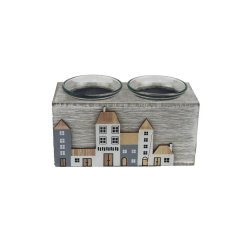 Svícen na 2 svíčky D6570 Nábytek - Bytové doplňky a dekorace - Vůně do bytu a svíčky - Svícny
